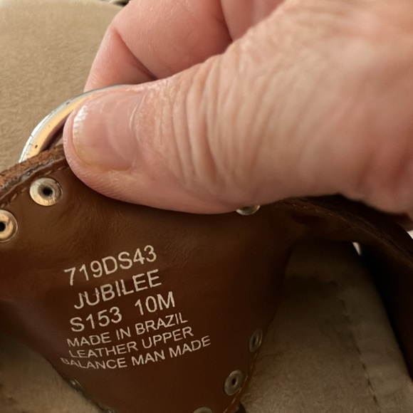 Dr Scholls jubilee wedge leather and soft suede upper NWOT - Picture 7 of 8